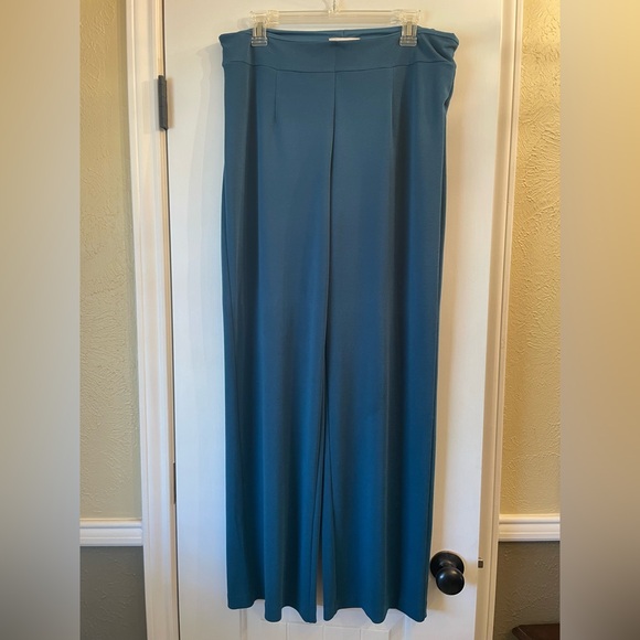 Coldwater Creek teal pantsuit, size L - Picture 7 of 8